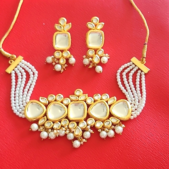 Pearl choker set - Picture 1 of 1